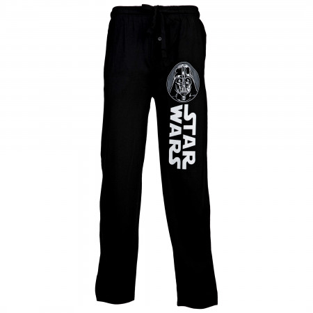 Darth Vader Star Wars Title Logo Pajama Pants